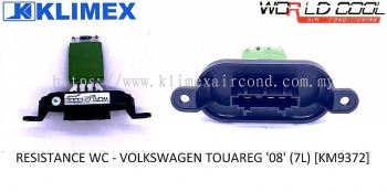 RESISTANCE RESISTOR REGULATOR INTERIOR BLOWER MOTOR WORLDCOOL - VOLKSWAGEN TOUAREG ' 08 ' ( 7L ) [ KM9372 ]