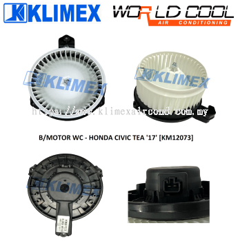 BLOWER MOTOR WORLDCOOL - HONDA CIVIC TEA ' 17 ' [ KM12073 ]