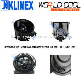 BLOWER MOTOR WORLDCOOL - VOLKSWAGEN NEW BEETLE ' 08 ' ( 9C1 , 1C1 ) [ KM11965 ]