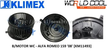 BLOWER MOTOR WORLDCOOL - ALFA ROMEO 159 ' 08 ' ( 12V ) [ KM11493 ]