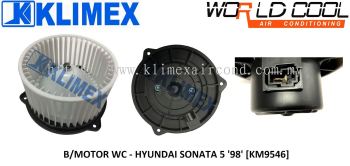 BLOWER MOTOR WORLDCOOL - HYUNDAI SONATA 5 EF ' 98 ' ( 12V ) [ KM9546 ]