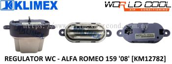 RESISTANCE RESISTOR REGULATOR INTERIOR BLOWER MOTOR WORLDCOOL - ALFA ROMEO 159 ' 08 ' [ KM12782 ]