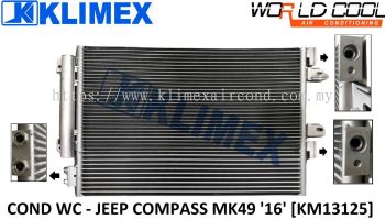 CONDENSER WORLDCOOL - JEEP COMPASS MK49 ' 16 ' PFC [ KM13125 ]