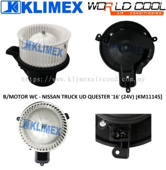 BLOWER MOTOR WORLDCOOL - NISSAN TRUCK UD QUESTER ' 16 ' ( 24V ) [ KM11145 ]