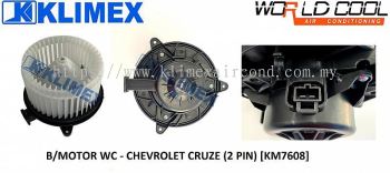 BLOWER MOTOR WORLDCOOL - CHEVROLET CRUZE ( 2 PIN ) [ KM7608 ]