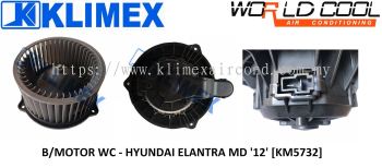 BLOWER MOTOR WORLDCOOL - HYUNDAI ELANTRA MD ' 12 ' [ KM5732 ]