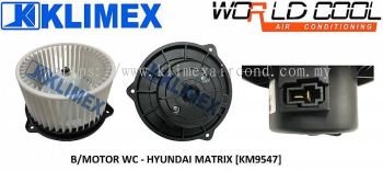 BLOWER MOTOR WORLDCOOL - HYUNDAI MATRIX / KIA RIO ' 03 ' [ KM9547 ]