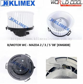 BLOWER MOTOR WORLDCOOL - MAZDA 2 / 3 / 5 ' 08 ' [ KM6808 ]