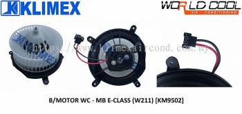 BLOWER MOTOR WORLDCOOL - MERCEDES BENZ E-CLASS ( W211 ) [ KM9502 ]