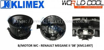 BLOWER MOTOR WORLDCOOL - RENAULT MEGANE II ' 08 ' [ KM11497 ]