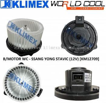 BLOWER MOTOR WORLDCOOL - SSANG YONG STAVIC ( 12V ) [ KM12709 ]