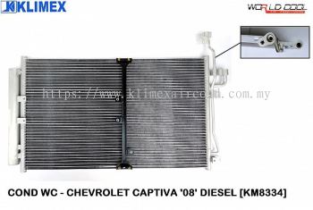 CONDENSER WORLDCOOL - CHEVROLET CAPTIVA ' 08 ' DIESEL [ KM8334 ]