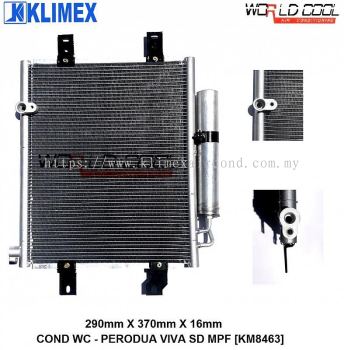 CONDENSER WORLDCOOL - PERODUA VIVA SD MPF [ KM8463 ]