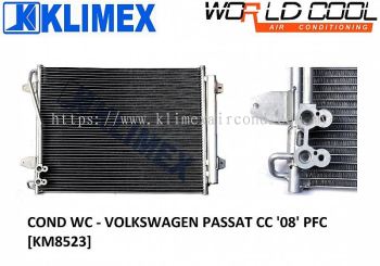 CONDENSER WORLDCOOL - VOLKSWAGEN PASSAT CC ' 08 ' PFC [ KM8523 ]