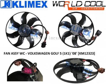 RADIATOR FAN MOTOR ASSY WORLDCOOL - VOLKSWAGEN GOLF 5 ( 1K1 ) ' 08 ' [ KM12323 ]