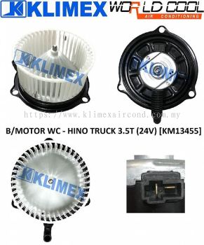 BLOWER MOTOR WORLDCOOL - HINO TRUCK 3.5T ( 24V ) [ KM13455 ]