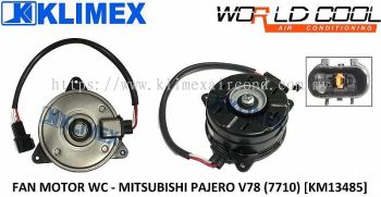 RADIATOR FAN MOTOR ASSY WORLDCOOL - MITSUBISHI PAJERO V78 ( 7710 ) [ KM13485 ]