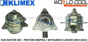 RADIATOR FAN MOTOR ASSY WORLDCOOL - PROTON INSPIRA / MITSUBISHI LANCER [ KM13261 ]