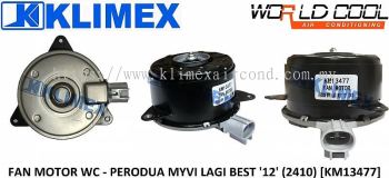 RADIATOR FAN MOTOR ASSY WORLDCOOL - PERODUA MYVI LAGI BEST ' 12 ' ( 2410 ) [ KM13477 ]