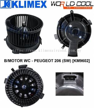 BLOWER MOTOR WORLDCOOL - PEUGEOT 206 ( SW ) [ KM9602 ]