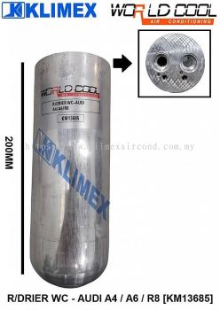 RECEIVER DRIER WORLDCOOL - AUDI A4 ( B6 , B7 ) [ KM13685 ]