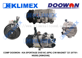 COMP DOOWON - KIA SPORTAGE DVE16C (6PK) C_W MAGNET '23' (97701-N9200) [KM42546]