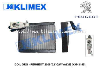 COIL ORG - PEUGEOT 2008 '22' C_W VALVE [KM43149]