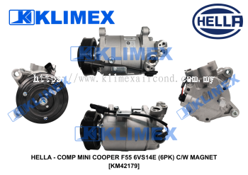 HELLA - COMP MINI COOPER F55 6VS14E (6PK) C_W MAGNET [KM42179]