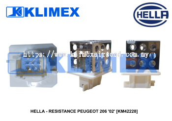 HELLA - RESISTANCE PEUGEOT 206 '02' [KM42228]