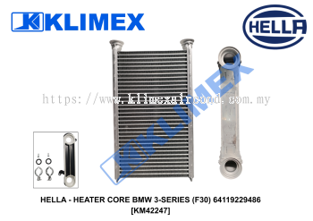 HELLA - HEATER CORE BMW 3-SERIES (F30) 64119229486 [KM42247]