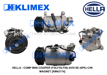 HELLA - COMP MINI COOPER (F54,F55,F56) 6VS14E (6PK) C_W MAGNET [KM42174]