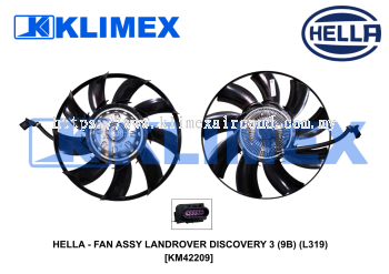 HELLA - FAN ASSY LANDROVER DISCOVERY 3 (9B) (L319) [KM42209]