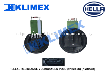 HELLA - RESISTANCE VOLKSWAGEN POLO (9N,6R,6C) [KM42231]