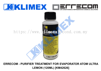 ERRECOM - PURIFIER TREATMENT FOR EVAPORATOR ATOM ULTRA LEMON (120ML) [KM42626]