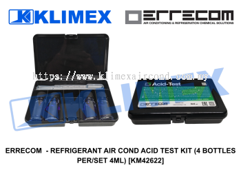 ERRECOM  - REFRIGERANT AIR COND ACID TEST KIT (4 BOTTLES PER_SET 4ML) [KM42622]
