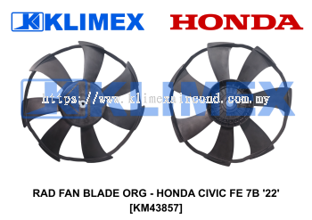 RAD FAN BLADE ORG - HONDA CIVIC FE 7B '22' [KM43857]