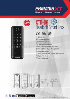 Premier XT Smart Door Lock XTD-DB Deadbolt Smart Lock