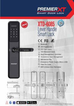 Premier XT Smart Door Lock XTD-6085 Lever Handle Smart Lock