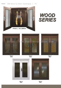 Security Door Wood Series