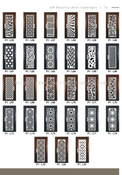 Security Door Laser Cut Series