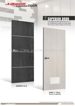 Laminate Door KM Groove Line & Louver Series