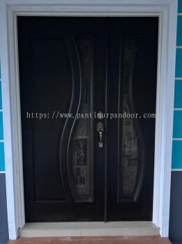 Wooden Door with glass