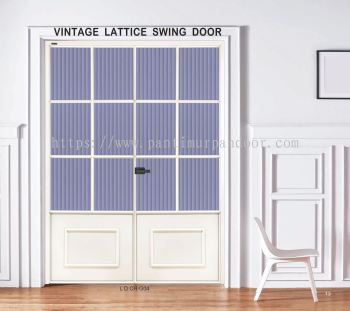 Artfibre Vintage Lattice Swing Door