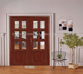 Artfibre Wood Solid Aluminum Door