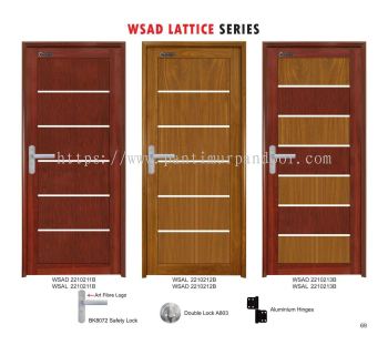 Artfibre Wood Lattice Series Swing Door