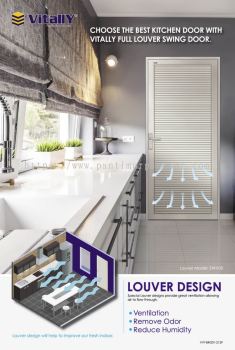 Vitally Louver Swing Door