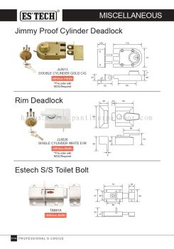 ESTECH Door Accessories 