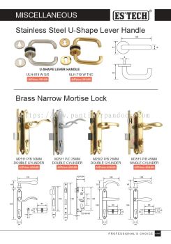 ESTECH Mortise Lockset