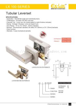 Ex-Loc Tubular Leverset