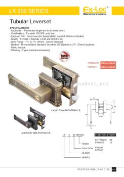 Ex-Loc Tubular Leverset